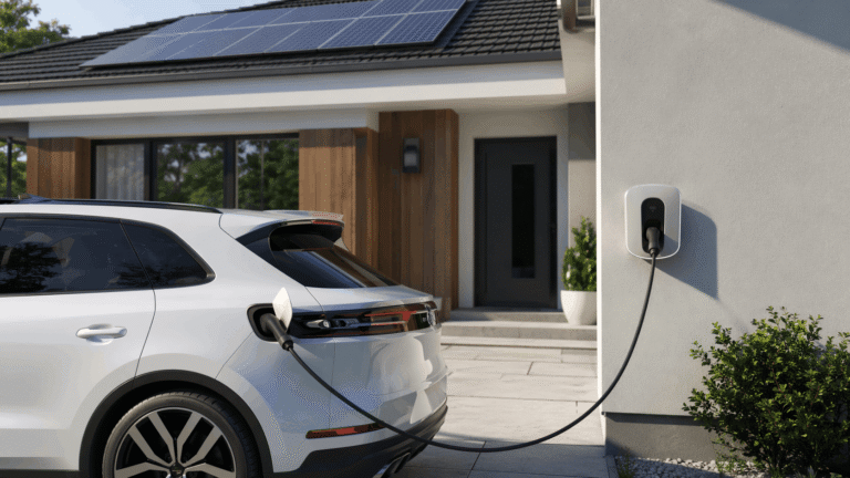 polnjenje električnega avta doma