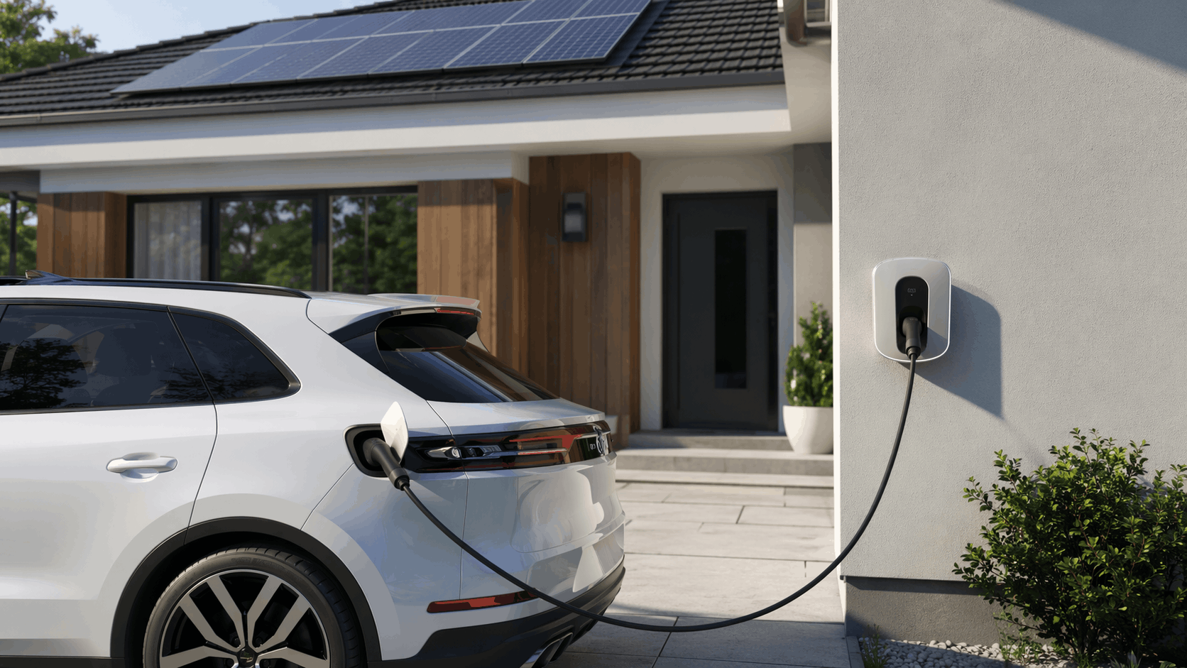 Polnjenje električnega avta doma 1 polnjenje električnega avta doma
