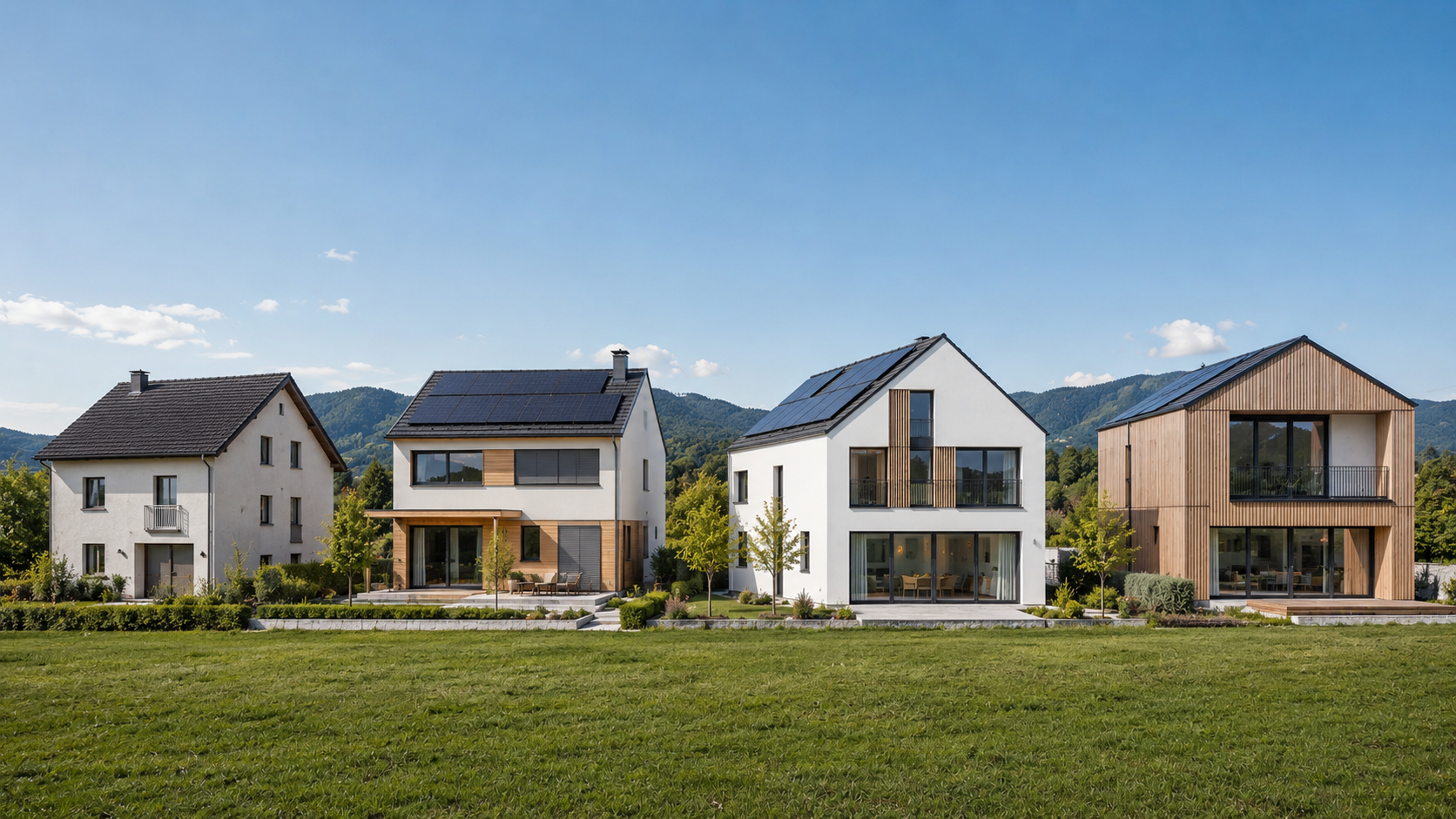 Tipi hiš 1 Tipi energetsko učinkovitih hiš